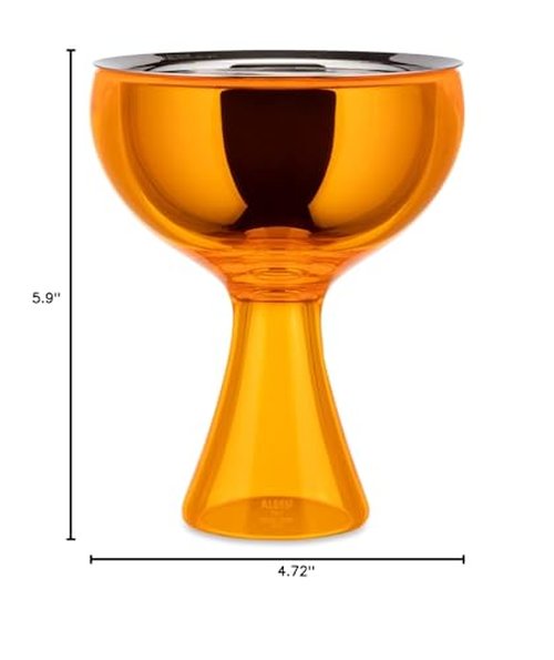 A di Alessi Big Love Bowl and Spoon, Orange