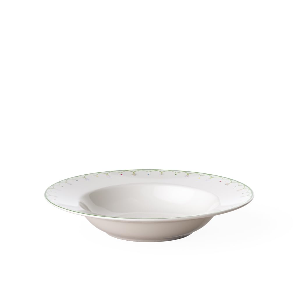Villeroy & Boch Colourful Spring Rim Soup Bowl, Premium Porcelain, Made in Germany, 15.25 oz