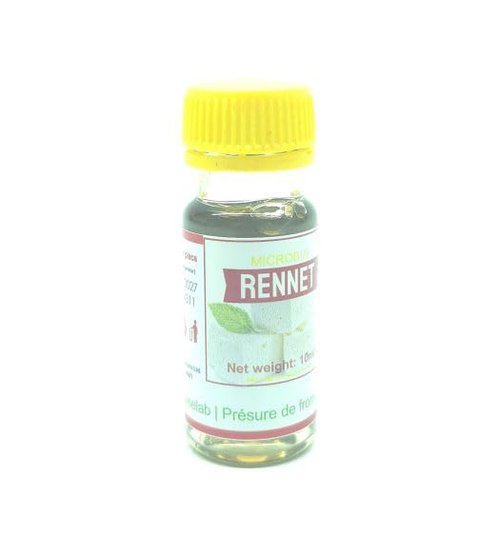 Rennet Microbial - Cheese Coagulant - 10ml Beginner friendly