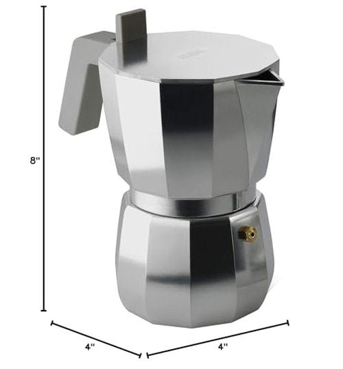 Alessi Moka, Espresso coffee maker. 6 cups.