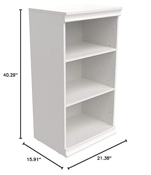 ClosetMaid Modular Storage Shelf Unit with 3 Shelves, White