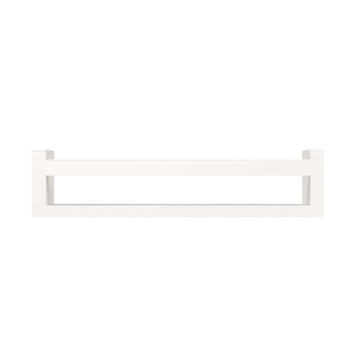 NATURE SUPPLIES Set of 3, 16.4" White Floating Nursery Shelves for Wall, Kids Bookshelf for Bedroom, Nursery Storage, Decorative Display for Kids Rooms, Modern Wall-Mounted Organizer for Home