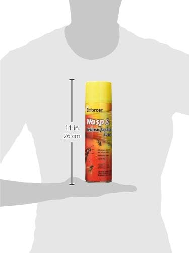ZEP Wasp Control Foam Spray - Effective Yellow Jacket Deterrent | 16-Ounce Size