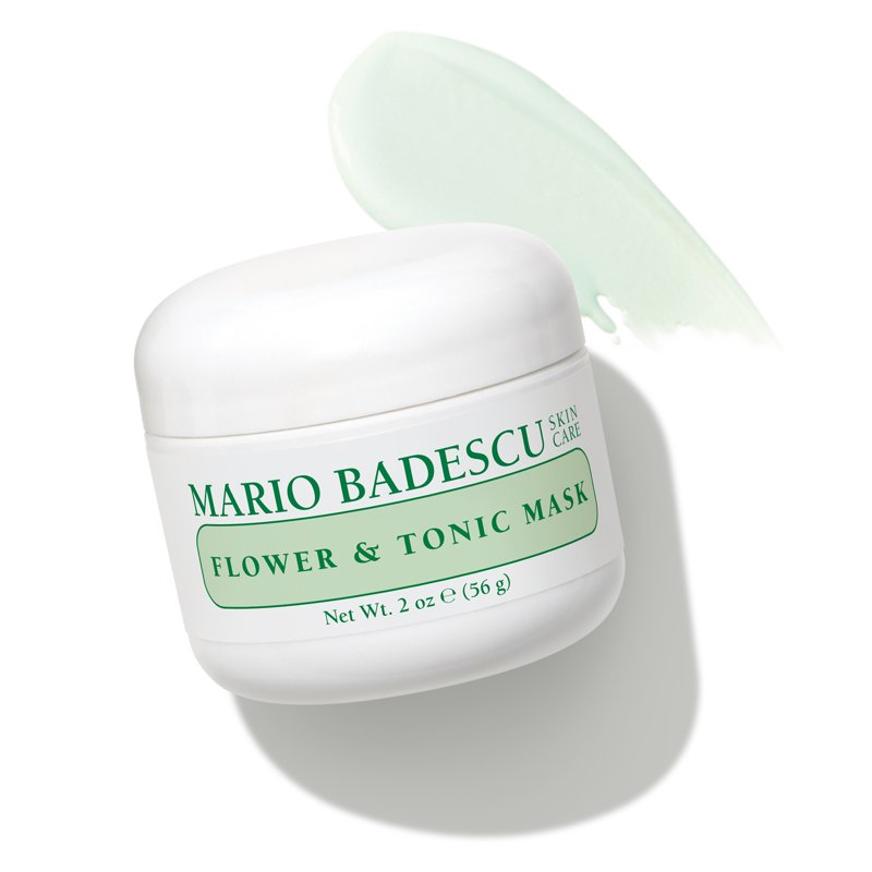 Flower and Tonic Clay Facial Mask for Oily and Congested Skin, 2 oz