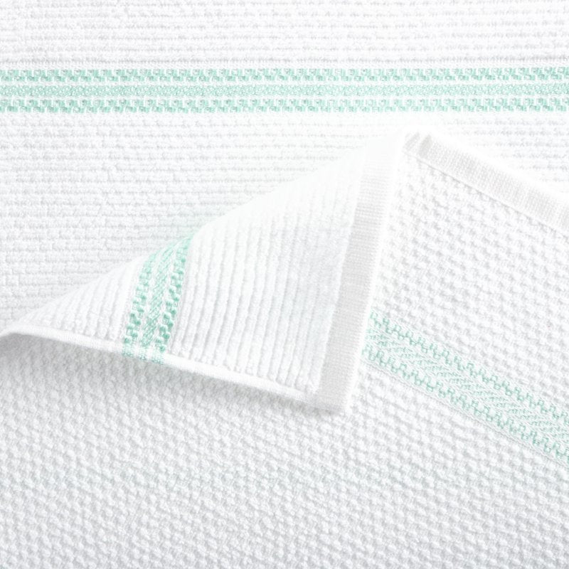 Waffle Kitchen Towel Set 6-Pack - Aqua Blue, 16"x28"