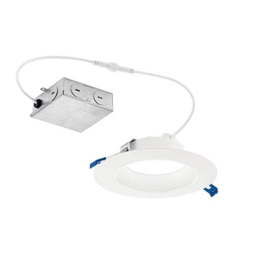 Kichler Direct-to-Ceiling 6 inch Round Recessed 30K LED Downlight in White