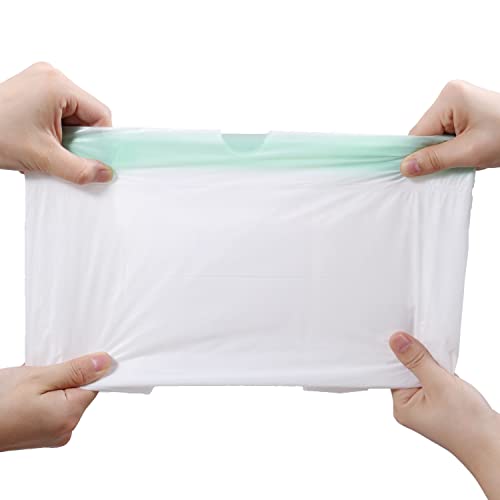 Hawnn 8 Gallon Trash Bag 120 Count, Unscented Strong Drawstring Garbage Bag Fit 30 Litter Trash Can, for Kitchen, Bathroom, Bedroom, Office (Green)