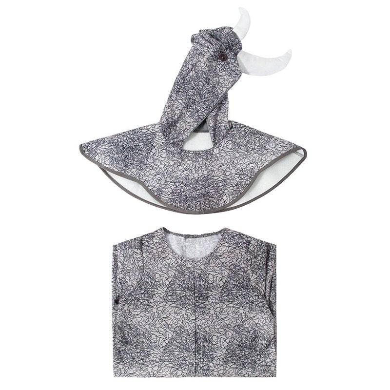 Kids Animal Onesie Pajamas Gray 7-8 Years Cute Character Costume