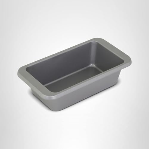 KitchenAid Nonstick Swiss Engineered Aluminized Steel Loaf Pan, Dishwasher Safe, 9 x 5 Inch, Contour Silver