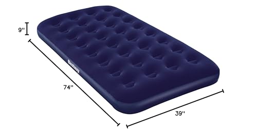 Bestway 67001E Flocked Air Bed Twin