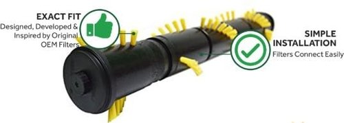 Edgerr Replacement Part for Hoover Windtunnel Non Self Propelled Upright 15 inch, Vacuum Cleaner Brush Roll # Compare to Part H601 or HR-2015