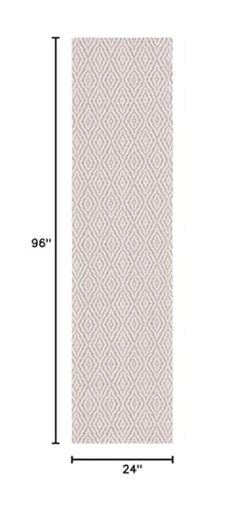Martha Stewart x SAFAVIEH Area Rug Collection - 2' x 8' Runner, Taupe & Cream, Cotton, Ideal for Living Room, Bedroom, Foyer, Hallway (MSR484E)