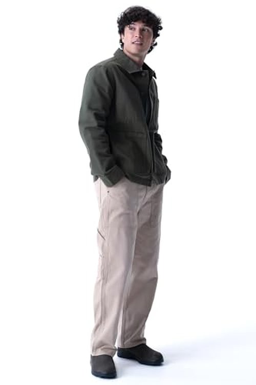Chef Works Men's Utility Chore Coat, Olive, 3X-Large