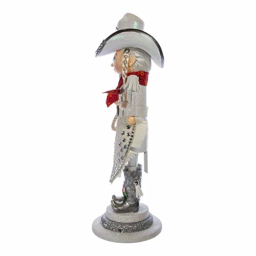 18-Inch Hollywood Rhinestone Cowgirl Nutcracker