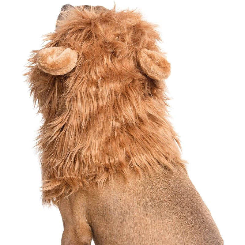 Dog Lion Mane Costume for Large Dogs Halloween Pet Cosplay Lion Wig