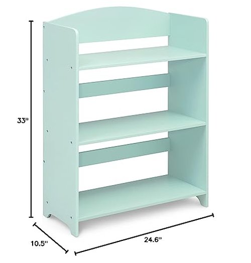Delta Children MySize Bookshelf - Greenguard Gold Certified, Mint