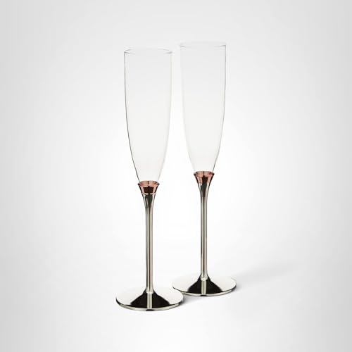 Kate Spade New York Rosy Glow 2-Piece Champagne Flute Set