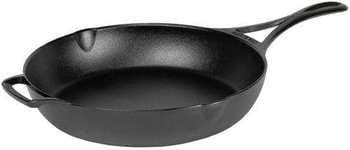 Lodge Blacklock 10.25" Cast Iron Skillet - Triple Seasoned - Lightweight & Easy Cleanup Cookware