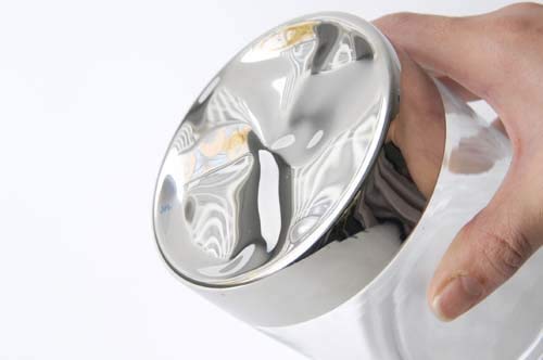 Alessi LC08 "Julieta" Jar, Silver, NULL