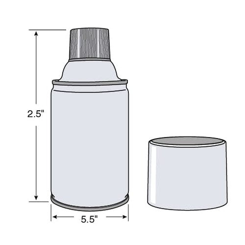 Hospeco Health Gards AE-KIT Metered Aerosol Air Freshener Set (7 oz. Cans, Case of 12)