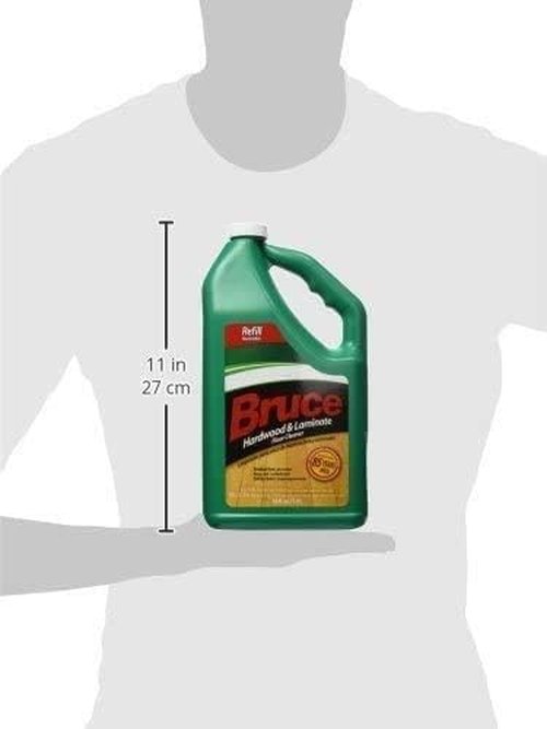 Bruce Hardwood Floor Cleaner - All No-Wax Urethane Finish - 64oz Refill Pack of 3