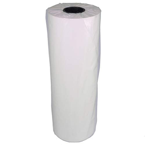 White Freezer Paper 40 lb, 1 Roll/Carton Bleached, 1-Side Polyethylene Coated, Kraft Wrapping Paper – Made in the USA (18" x 1100')