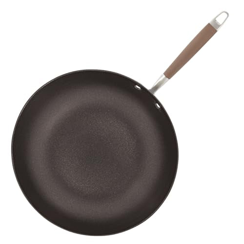 Anolon Advanced Home Hard-Anodized Nonstick Ultimate Pan/Saute Pan, 12-Inch (Bronze)
