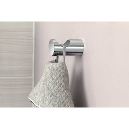 Moen YB0403BN Align Modern Single Robe Hook, Brushed Nickel