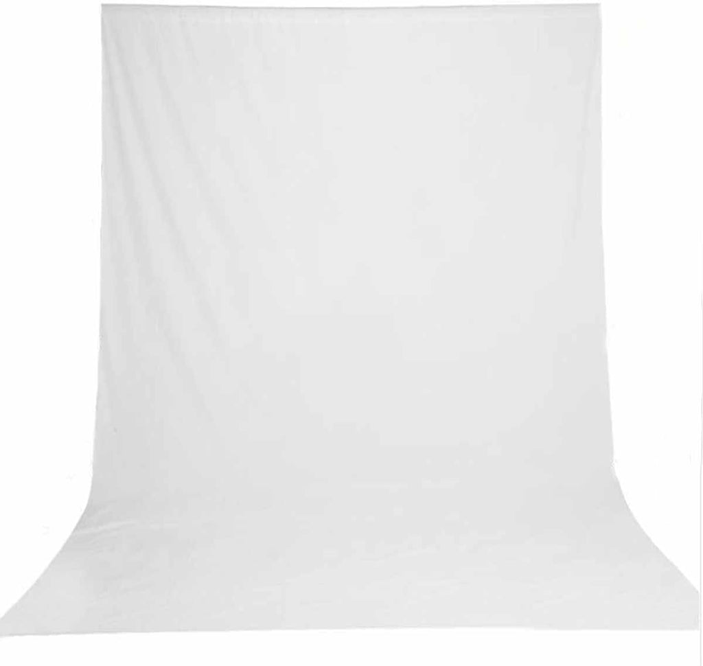Skiennix 5X7 Ft Photo Backdrop - Non-Reflective Soft White for Home Studio & Baby Photography