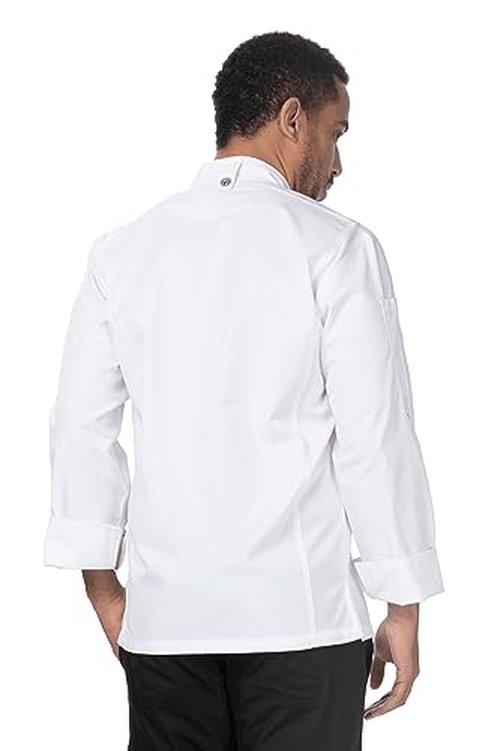 Chef Works Unisex Sustainable Hartford Chef Coat, White, Large
