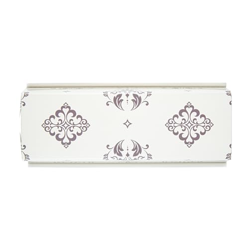 Restaurantware Paper Loaf Pan 100 Count 10 x 3.6 x 2.5 Inches 42 Oz Greaseproof Baking Loaf Mold, Vintage Floral Design Oven Safe Freezer Safe Rectangular Beige Baking Pan For Cakes And Bread