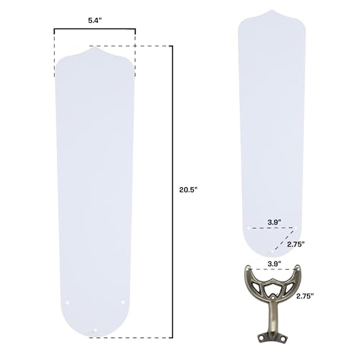 Westinghouse 20.63-Inch Replacement Fan Blades for 52-Inch Ceiling Fans