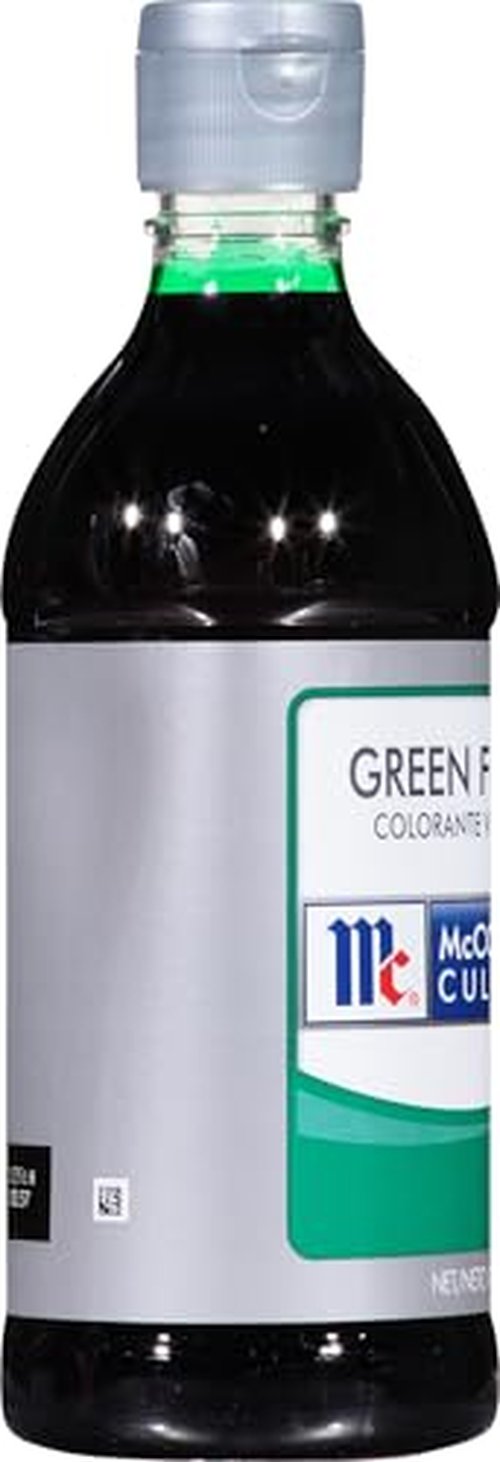 McCormick Culinary Green Food Coloring, 16 fl oz (Pack of 6) - Six 16 Fluid Ounce Bottles of Green Liquid Food Coloring, Add Vivid Green Color to Cakes, Cookies, Icings and More