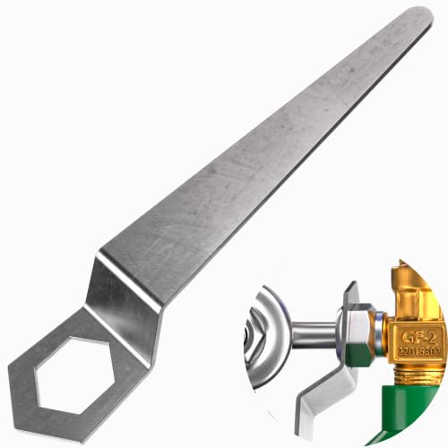 Robby's Cloud CO2 Tank Wrench for Tightening or Loosening Regulator from Tank - 1-1/8in end fits standard CO2 Tanks, Nitrogen Tanks or Oxygen tanks - Wrench Hangs on Regulator Stem (1 Pack)