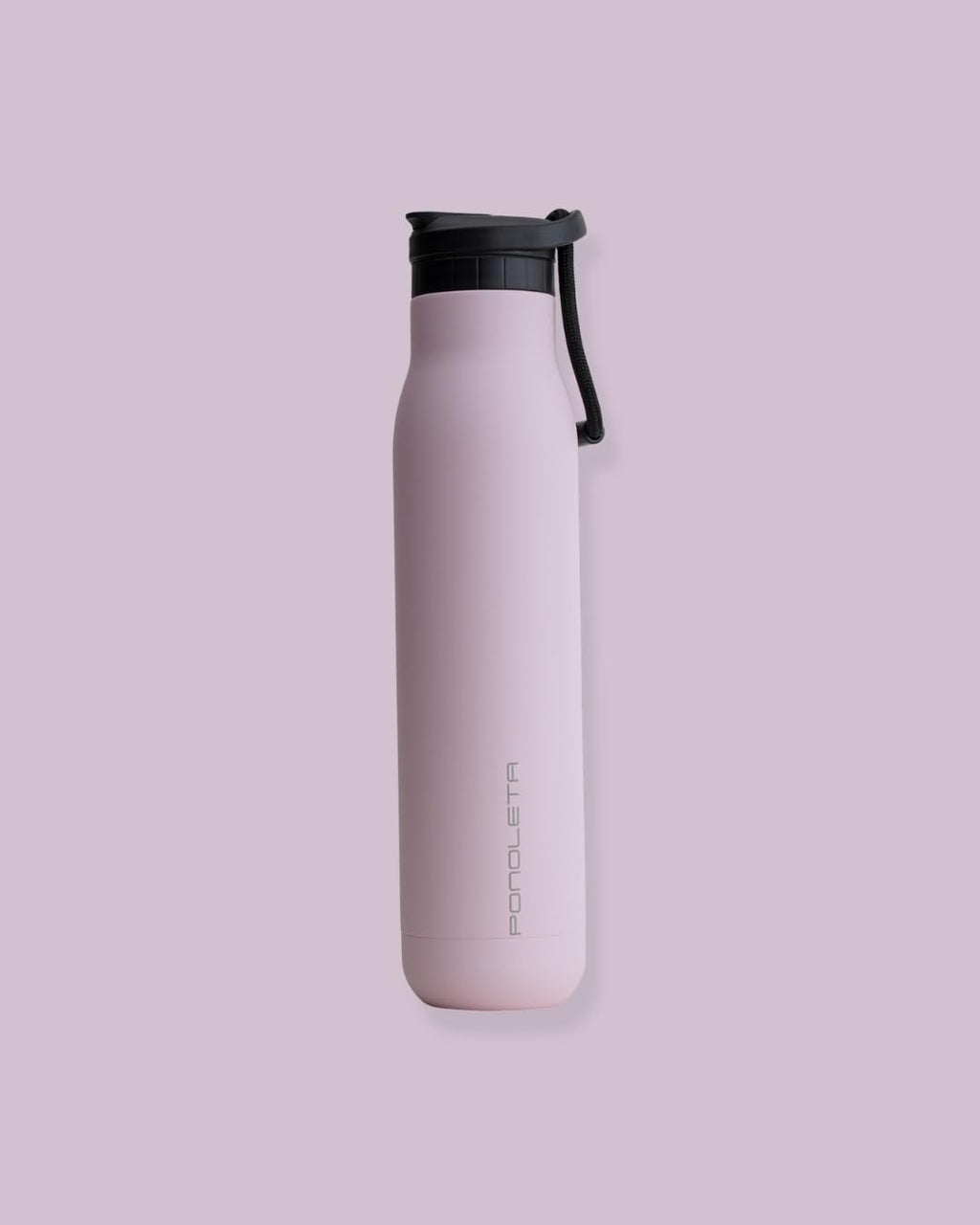 Ponoleta The Slim Bottle, Stainless Steel Water Bottle with Straw, Standard Mouth Water Bottle for Sports, Office and Travel, BPA-Free, Leak Proof