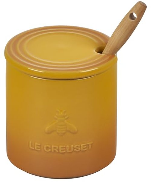Le Creuset Stoneware Honey Pot, 14 oz., Nectar