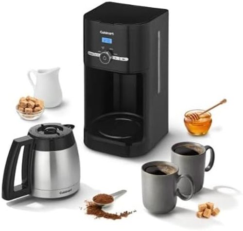 Cuisinart 10-Cup Thermal Classic™ Coffeemaker - Programmable Black Design for Fresh Coffee