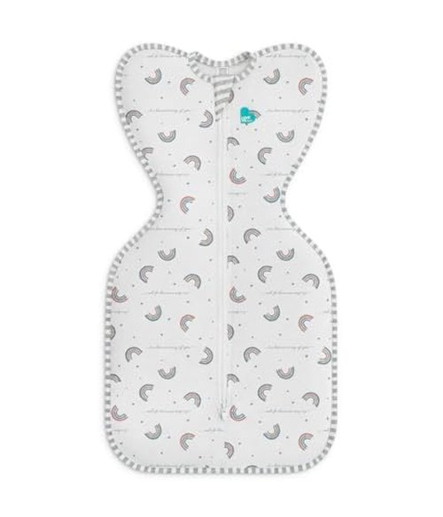Love To Dream Swaddle UP - Baby Sleep Sack for Self-Soothing | 1.0 TOG, Newborn 5-8.5lbs, Rainbow Dream