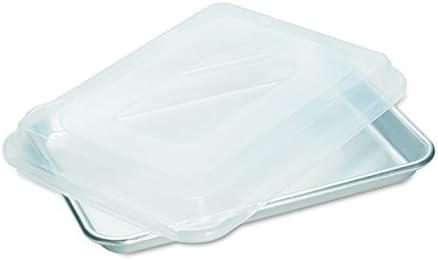 Nordic Ware Naturals Quarter Sheet Pan with Lid - Perfect for Baking & Meal Prep