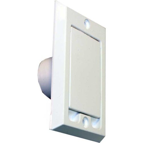 6 Pack of HAYDEN Central Vacuum Wall Inlets - White Square Door 1700-01 Vac Hose Outlet