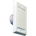 6 Pack of HAYDEN Central Vacuum Wall Inlets - White Square Door 1700-01 Vac Hose Outlet