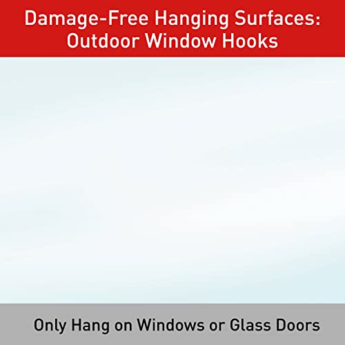 Command Hook, Large, Clear, 1-Hook (17093CLRES), Organize Damage-Free