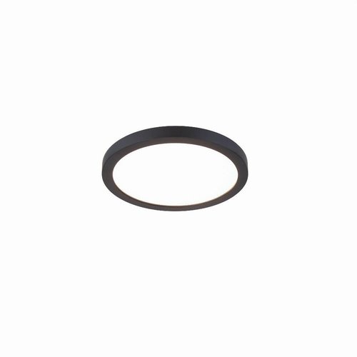 WAC Lighting, Round 11in LED Energy Star Flush Mount 3000K in Black