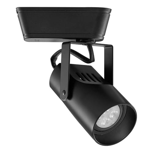 WAC Lighting, HT-007 Low Voltage Track Head with 8W LED Bulb in Black for H Track