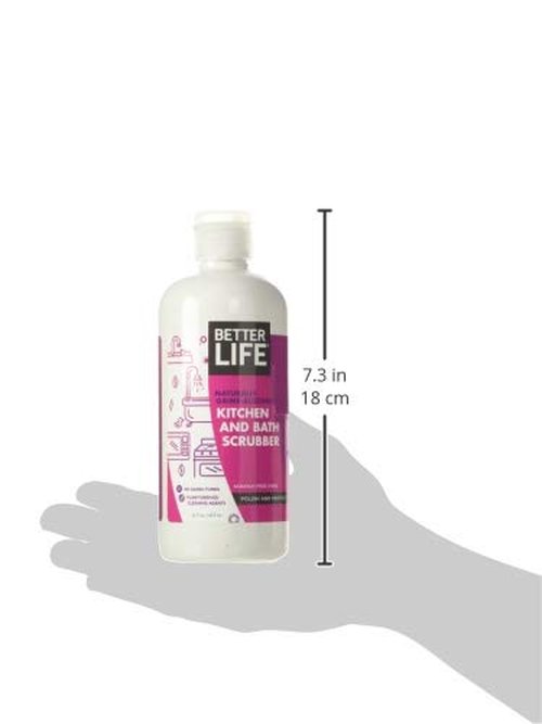 Better Life Sink Cleaner, Stainless Steel Sink Cleaner, Kitchen and Bath Scrubber, Tub and Tile scrubber, 16 Ounce, Pack of 1