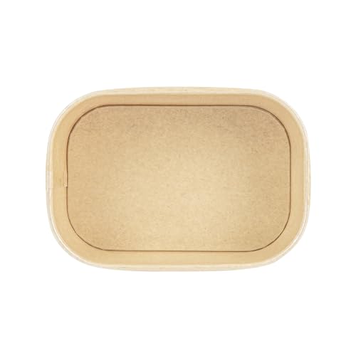 Restaurantware-Heat Tek 25 Ounce To Go Containers 100 Greaseproof Serving Containers- Durable For Oven, Microwave And Freezer Use Stackable Kraft Paper Disposable Food Container For Takeouts