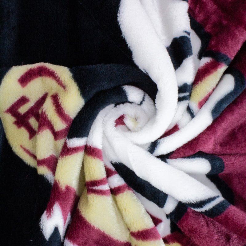 Florida State Seminoles Comfy Raschel Throw Blanket - 60x50 Inches Variation