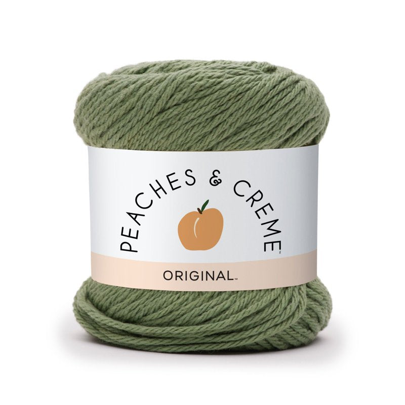Peaches & Crème Solid Cotton Yarn Rosemary 3 Pack - Medium Weight, 120 Yards