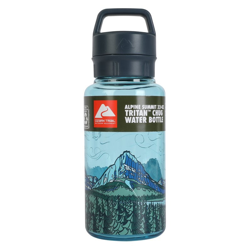 32 oz Tritan Plastic Chug Water Bottle - Alpine Summit