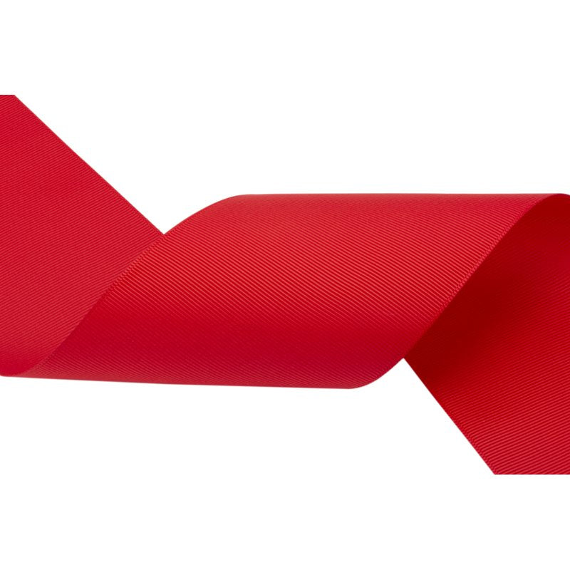 Ribbonitlux Grosgrain Ribbon 3 Inch x 25 Yards - Solid Red Craft Ribbon